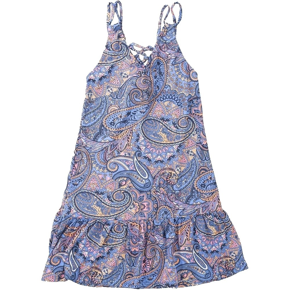MAAJI Persian Rug Sun Dress Girls Blue Paisley 4 NWT
